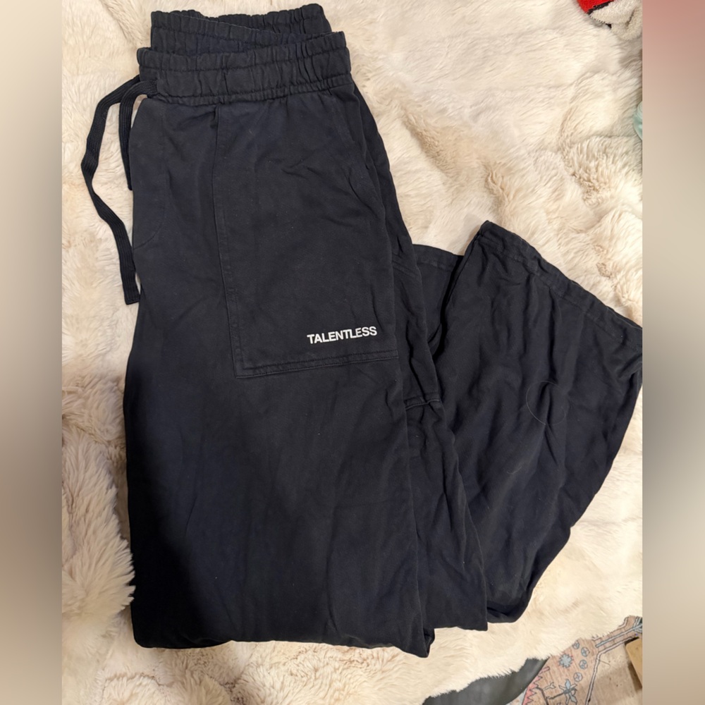 TALENTLESS Jet Black Joggers